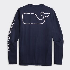 Vineyard Vines Kids Harbor Sun Shirt Nautical Navy M New With‎ Tags